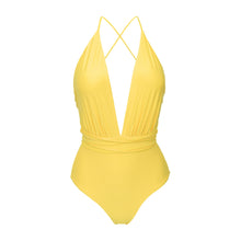 Cargar imagen en el visor de la galería, Product Front: Rio De Sol Una Pieza Amarelo New Vegas