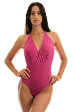 Cargar imagen en el visor de la galería, Model Front: Rio De Sol Una Pieza Cloque Lichia Transpassado