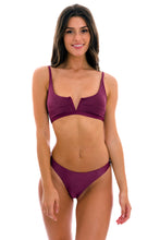 Cargar imagen en el visor de la galería, Model Front: Rio De Sol Sostén Top Viena Bra-V
