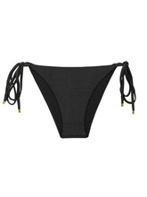 Cargar imagen en el visor de la galería, Product Front: Rio De Sol Bragas Bottom Shimmer-Black Lacinho