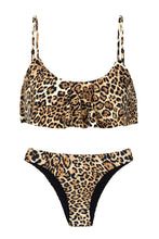 Cargar imagen en el visor de la galería, Product Front: Rio De Sol Conjunto Leopardo Babado