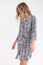 Cargar imagen en el visor de la galería, Image 11: Rio De Sol Vestido Camidero Ikat Chemise