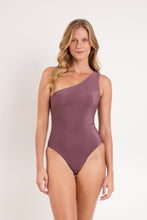 Cargar imagen en el visor de la galería, Model Front: Rio De Sol Una Pieza Malibu-Ebano Sienna