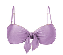 Cargar imagen en el visor de la galería, Product Front: Rio De Sol Sostén Top Shimmer-Harmonia Bandeau-Knot