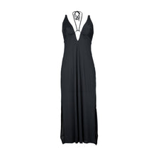 Cargar imagen en el visor de la galería, Product Front: Rio De Sol Vestido De Playa Black Saida Yara