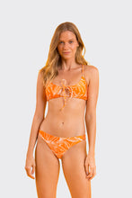 Cargar imagen en el visor de la galería, Model Front: Rio De Sol Conjunto Set Trail-Orange Tank-Tie Essential-Comfy