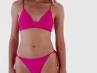 Cargar y reproducir el video en el visor de la galería, Video: Rio De Sol Conjunto Set Amaranto Tri-Cos Ibiza