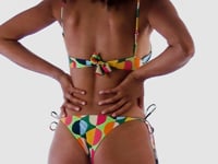 Cargar y reproducir el video en el visor de la galería, Video: Rio De Sol Sostén Top Garden-City Tri-Cos