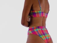 Cargar y reproducir el video en el visor de la galería, Video: Rio De Sol Sostén Top Tulip-Garden Bandeau-Reto