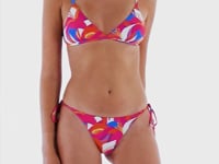 Cargar y reproducir el video en el visor de la galería, Video: Rio De Sol Sostén Top Antelope Tri-Fixo