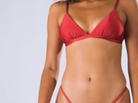 Cargar y reproducir el video en el visor de la galería, Video: Rio De Sol Sostén Top Shimmer-Divino Tri-Fixo