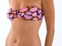 Cargar y reproducir el video en el visor de la galería, Video: Rio De Sol Sostén Top Amore-Pink Bandeau-Crispy