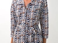 Cargar y reproducir el video en el visor de la galería, Video: Rio De Sol Vestido Camidero Ikat Chemise