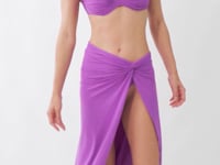 Cargar y reproducir el video en el visor de la galería, Video: Rio De Sol Falda De Playa Bio-Floreira Long Skirt Knot