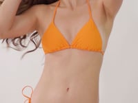 Cargar y reproducir el video en el visor de la galería, Video: Rio De Sol Sostén Top Bio-Laranjada Tri-Inv
