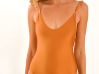 Cargar y reproducir el video en el visor de la galería, Video: Rio De Sol Una Pieza Shimmer-Nocciola Hype-Noa