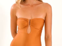 Cargar y reproducir el video en el visor de la galería, Video: Rio De Sol Una Pieza Shimmer-Nocciola Sara-Op