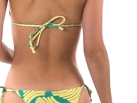 Cargar y reproducir el video en el visor de la galería, Video: Rio De Sol Sostén Top Banana Yellow Invisible