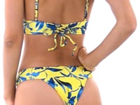 Cargar y reproducir el video en el visor de la galería, Video: Rio De Sol Bragas Bottom Lemon Flower Tri Cos