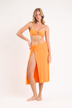 Cargar imagen en el visor de la galería, Image 04: Rio De Sol Falda De Playa Bio-Laranjada Long Skirt Knot