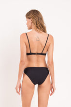 Cargar imagen en el visor de la galería, Model Back: Rio De Sol Bragas Bottom Dots-Black Essential-Comfy