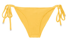 Cargar imagen en el visor de la galería, Product Front: Rio De Sol Bragas Bottom Malibu-Yellow Cheeky-Tie