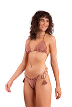 Cargar imagen en el visor de la galería, Image 04: Rio De Sol Bragas Bottom Shimmer-Copper Frufru-Fio