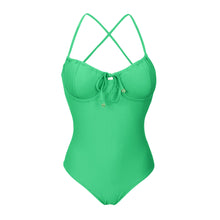 Cargar imagen en el visor de la galería, Product Front: Rio De Sol Una Pieza Dots-Tambourine Julia