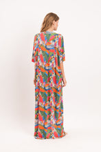 Cargar imagen en el visor de la galería, Model Back: Rio De Sol Vestido De Playa Jungle Long Dress