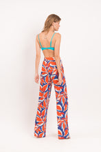 Cargar imagen en el visor de la galería, Image 08: Rio De Sol Pantalones De Playa Leaves Wide Pants