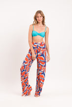 Cargar imagen en el visor de la galería, Image 09: Rio De Sol Pantalones De Playa Leaves Wide Pants