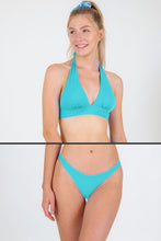 Cargar imagen en el visor de la galería, Model Front: Rio De Sol Conjunto Set Breeze Halter-Cos Essential-Comfy