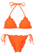 Cargar imagen en el visor de la galería, Product Front: Rio De Sol Conjunto Set Dots-Orange Frufru