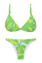 Cargar imagen en el visor de la galería, Product Front: Rio De Sol Conjunto Set Green-Palms Tri-Fixo Leblon