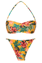 Cargar imagen en el visor de la galería, Product Front: Rio De Sol Conjunto Set Lis Bandeau-Pli Cheeky-Fixa
