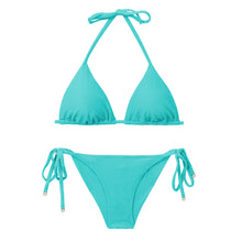 Cargar imagen en el visor de la galería, Product Front: Rio De Sol Conjunto Set Malibu-Atol Tri-Inv Cheeky-Tie
