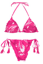 Cargar imagen en el visor de la galería, Product Front: Rio De Sol Conjunto Set Pink-Palms Frufru