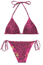 Cargar imagen en el visor de la galería, Product Back: Rio De Sol Conjunto Set Roar-Pink Tri-Inv Ibiza-Comfy