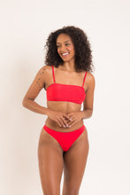 Cargar imagen en el visor de la galería, Image 03: Rio De Sol Conjunto Set Rouge Bandeau-Reto Nice-Fio