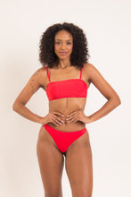 Cargar imagen en el visor de la galería, Image 06: Rio De Sol Conjunto Set Rouge Bandeau-Reto Nice-Fio