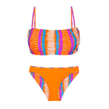 Cargar imagen en el visor de la galería, Product Back: Rio De Sol Conjunto Set Stripes Bandeau-Reto Essential-Comfy