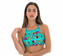 Cargar imagen en el visor de la galería, Model Front: Rio De Sol Sostén Soutien Bloom Cropped