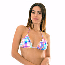 Cargar imagen en el visor de la galería, Model Front: Rio De Sol Sostén Soutien Plaid Frufru