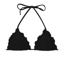 Cargar imagen en el visor de la galería, Product Front: Rio De Sol Sostén Top Dots-Black Frufru