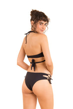 Cargar imagen en el visor de la galería, Model Back: Rio De Sol Sostén Top Dots-Black Kate