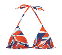 Cargar imagen en el visor de la galería, Product Front: Rio De Sol Sostén Top Leaves Tri-Inv