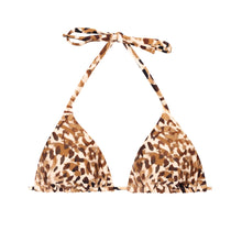 Cargar imagen en el visor de la galería, Product Front: Rio De Sol Sostén Top Leopard Tri-Inv