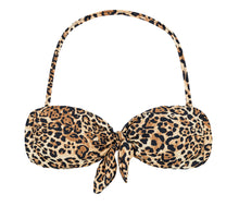 Cargar imagen en el visor de la galería, Product Front: Rio De Sol Sostén Top Leopardo Bandeau