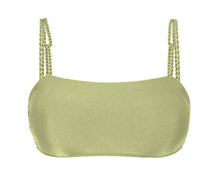 Cargar imagen en el visor de la galería, Product Front: Rio De Sol Sostén Top Oliva Bandeau-Reto