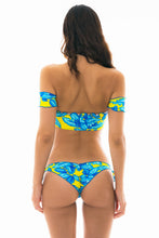 Cargar imagen en el visor de la galería, Image 07: Rio De Sol Sostén Top Palmeira Azul Off Shoulder